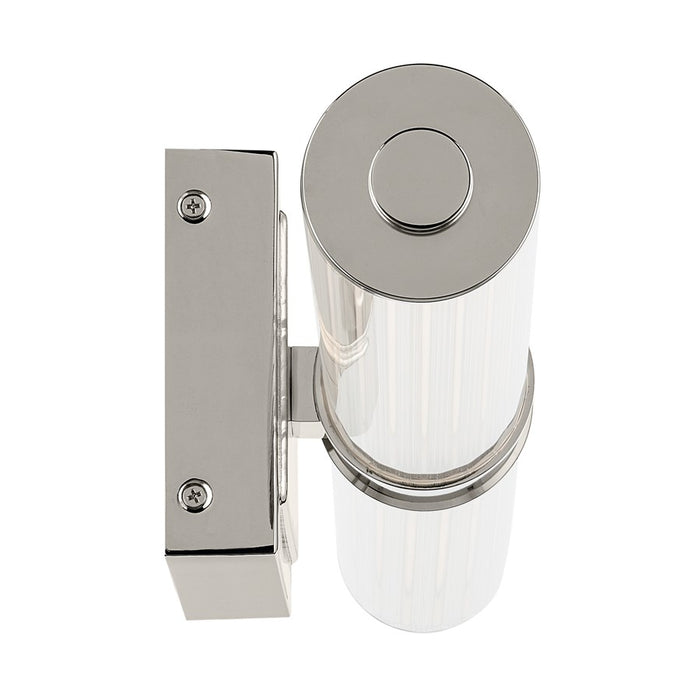 Kichler Laurene 2 Light 31" Linear Bath Large, Nickel/Clear Fluted