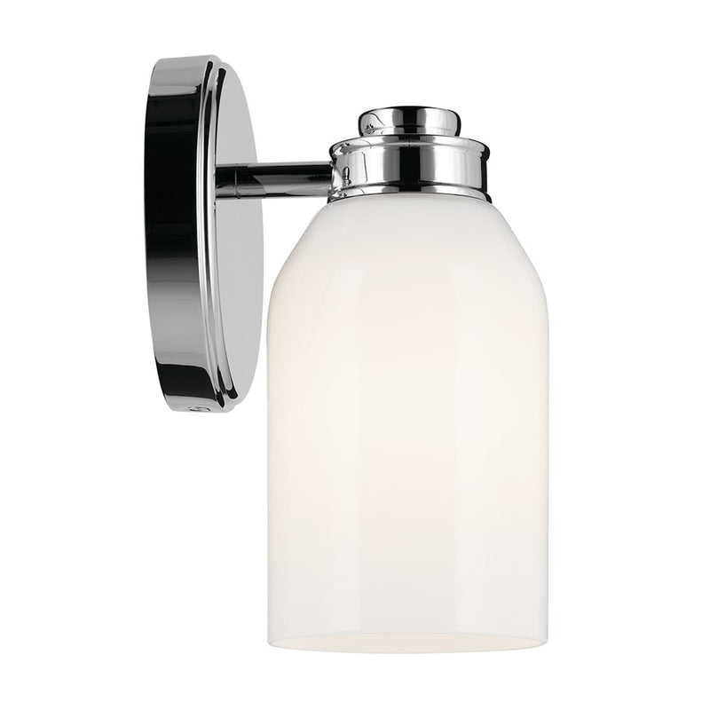 Kichler Shae 1 Light 8" Wall Sconce, Chrome/Cased Opal
