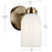 Kichler Shae 1 Light Wall Sconce, Champagne Bronze/Cased Opal