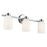 Kichler Shae 3 Light 24" Wall Mt Bath 3 Arm, Chrome/Cased Opal - 55202CH