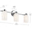 Kichler Shae 3 Light 24" Wall Mt Bath 3 Arm, Chrome/Cased Opal