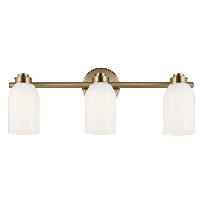 Kichler Shae 3 Light Wall Mt Bath 3 Arm, Champagne Bronze/Cased Opal