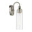 Kichler Kavi 1 Light 13" Wall Sconce, Brushed Nickel/Clear