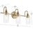 Kichler Kavi 3 Light 23" Wall Mt Bath 3 Arm, Champagne Bronze/Clear