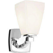 Kichler Marant 1 Light Wall Sconce, Chrome/Cased Opal - 55214CH