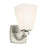 Kichler Marant 1 Light10" Wall Sconce, Brushed Nickel/Cased Opal - 55214NI