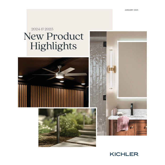 Kichler Marant 2 Light Wall Mt Bath 2 Arm, Chrome/Clear Water