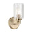 Kichler Gioe 1 Light Wall Sconce, Champagne Bronze/Clear Fluted - 55224CPZFLU