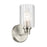 Kichler Gioe 1 Light Wall Sconce, Brushed Nickel/White
