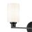 Kichler Gioe 3 Light Wall Mt Bath 3 Arm, Black/White