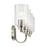 Kichler Gioe 4 Light Wall Mt Bath 4 Arm, Nickel/Clear Fluted