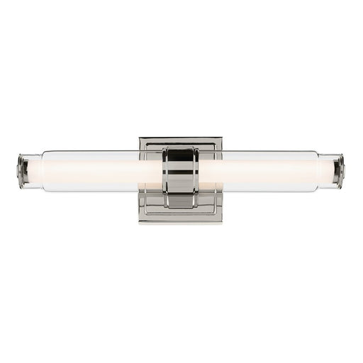 Kichler Laurene 2 Light Wall Sconce, Polished Nickel/Clear