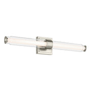Kichler Laurene 2 Light Linear Bath Medium, Brushed Nickel/Clear - 55238NILED