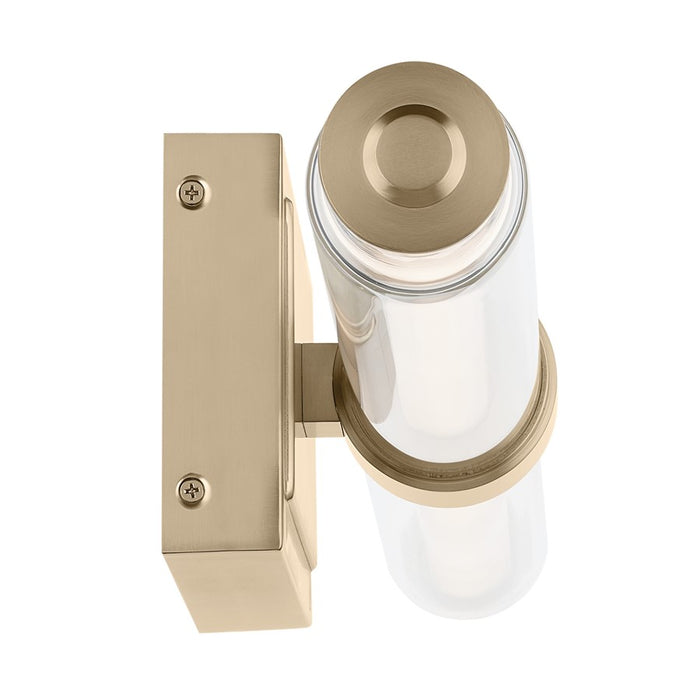 Kichler Laurene 2 Light Linear Bath Large, Champagne Bronze/Clear