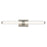 Kichler Laurene 2 Light Linear Bath Large, Brushed Nickel/Clear