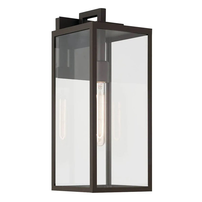 Kichler Branner 1 Light Outdoor Wall Light, Medium, Olde Bronze/Clear - 59112OZ