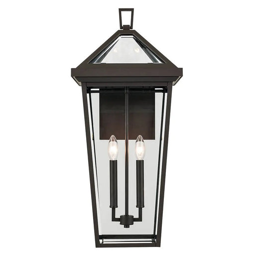 Kichler Regence 2 Light Outdoor Wall Light, Large, Olde Bronze/Beveled - 59127OZ