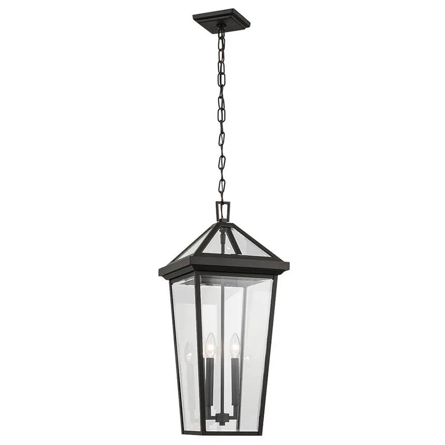 Kichler Regence 2Lt Outdoor Hanging Pendant, Olde Bronze/Clear Beveled - 59130OZ