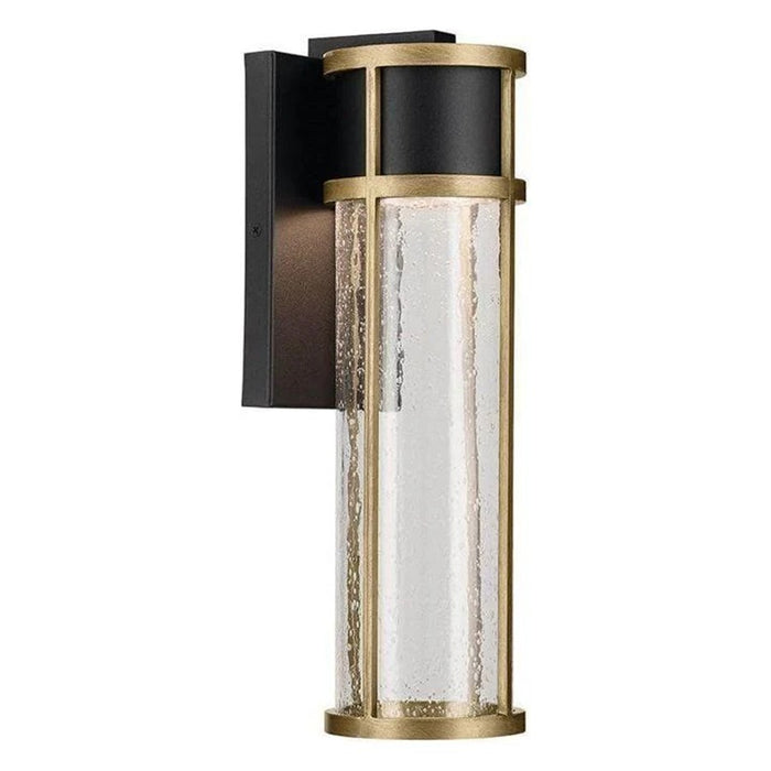 Kichler Camillo 1 Light Outdoor Wall Light, Medium, Black/Seed - 59140BKT