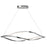 Elan Meridian 1 Light 53" Chandelier Round Pendant, Chrome - 83385