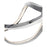 Elan Meridian 1 Light LED Chandelier, Chrome/Etched Acrylic