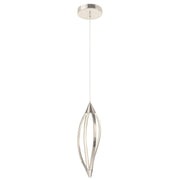 Elan Meridian 1 Light 8" Mini Pendant, Brushed Nickel - 83392