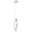 Elan Meridian 1 Light LED Mini Pendant, Etched Acrylic