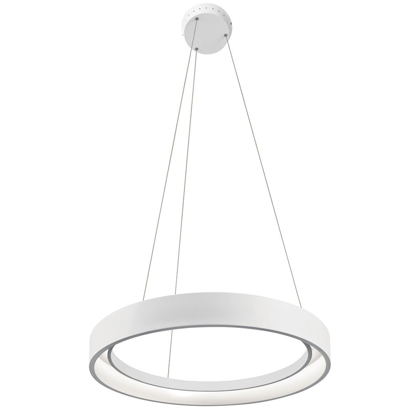 Elan Fornello 1 Light 3" Chandelier, Textured White - 83454