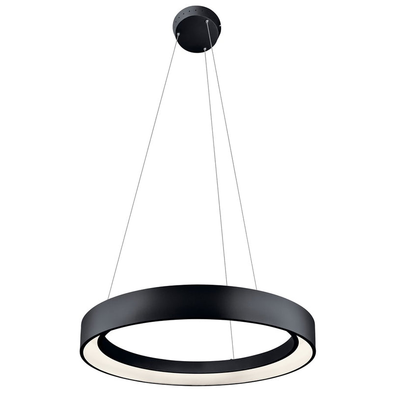 Elan Fornello 1 Light 3" Chandelier, Textured Black - 83455
