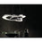 Elan Destiny 4 Light LED Chandelier, Chrome/Etched Acrylic