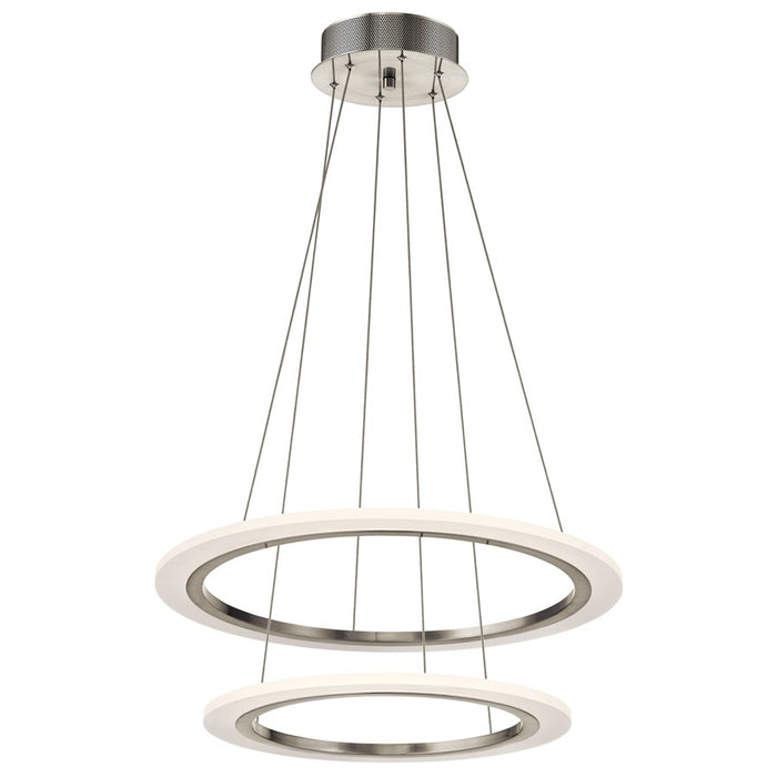 Elan Hyvo 1 Light 25" LED Chandelier, Brushed Nickel - 83670