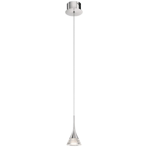 Elan Kabru 1 Light LED Mini Pendant, Chrome - 83721