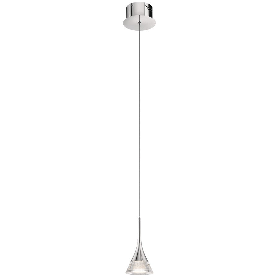 Elan Kabru 1 Light LED Mini Pendant, Chrome - 83721
