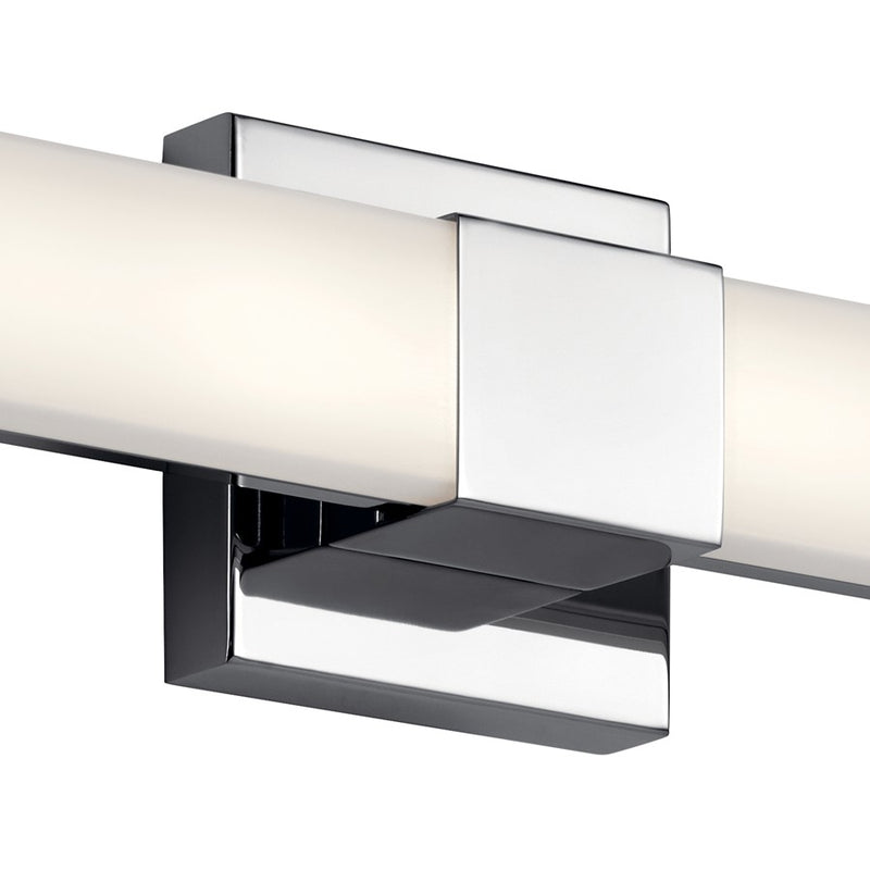 Elan Neltev 1 Light 24" Linear Bath Light, Chrome