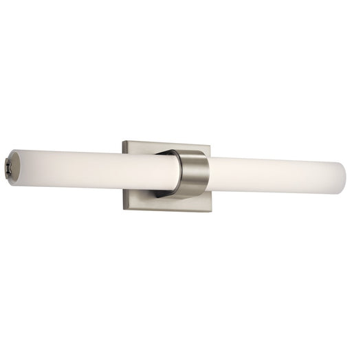 Elan Izza 1Lt 25" Linear Bath Light, Nickel/Satin Etched Cased Opal - 83743