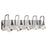 Elan Rockne 5Lt LED Wall Mt 5 Arm Or More, Chrome/Clear Optical Crystal - 83777