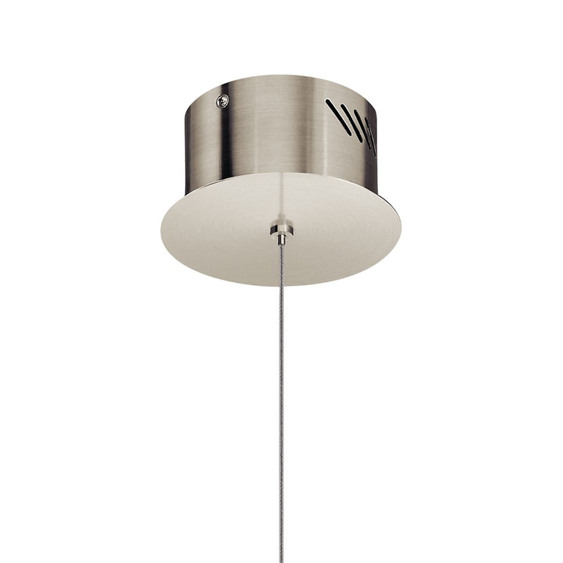 Elan Kabru 1 Light LED Mini Pendant, Brushed Nickel