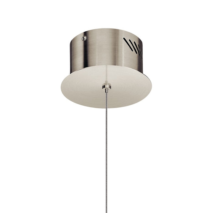 Elan Kabru 1 Light LED Mini Pendant, Brushed Nickel