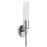 Elan Glacial 1 Light LED Wall Bracket, Chrome/Clear Textured - 83829