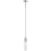 Elan Glacial 1 Light LED Mini Pendant, Chrome/Clear Textured - 83831