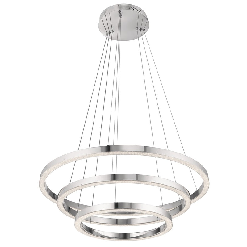 Elan Opus LED Chandelier 2 Tier, Chrome