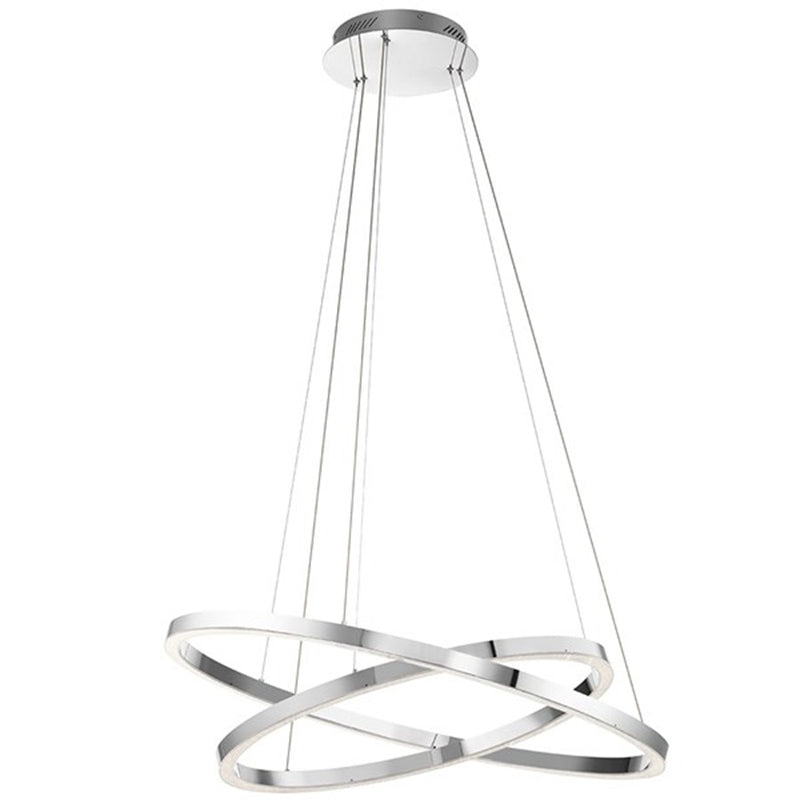 Elan Opus 2 Light Chandelier, Chrome