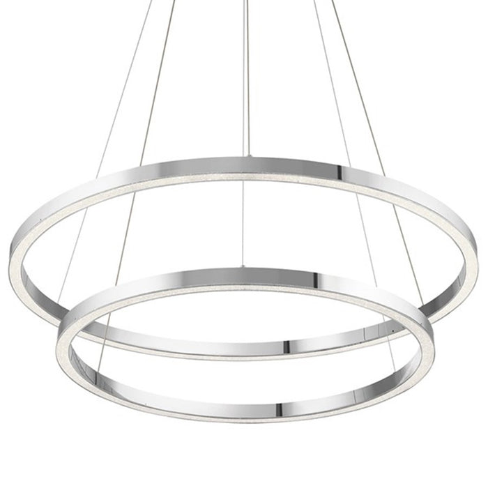 Elan Opus 2 Light Chandelier, Chrome