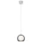 Elan Rendo 1 Light LED 8" Mini Pendant, Chrome/Smoked - 83951