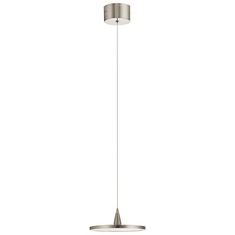 Elan Jeno 1 Light Mini Pendant, Brushed Nickel - 83963