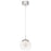 Elan Lexi 1 Light LED Mini Pendant, Chrome/Clear - 84010