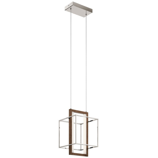 Elan Viho 2 Light 10" LED Pendant, Polished Nickel - 84045