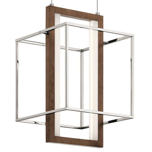 Elan Viho 2 Light 10" LED Pendant, Polished Nickel