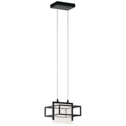 Elan Vega 1 Light Mini Pendant, Matte Black - 84052