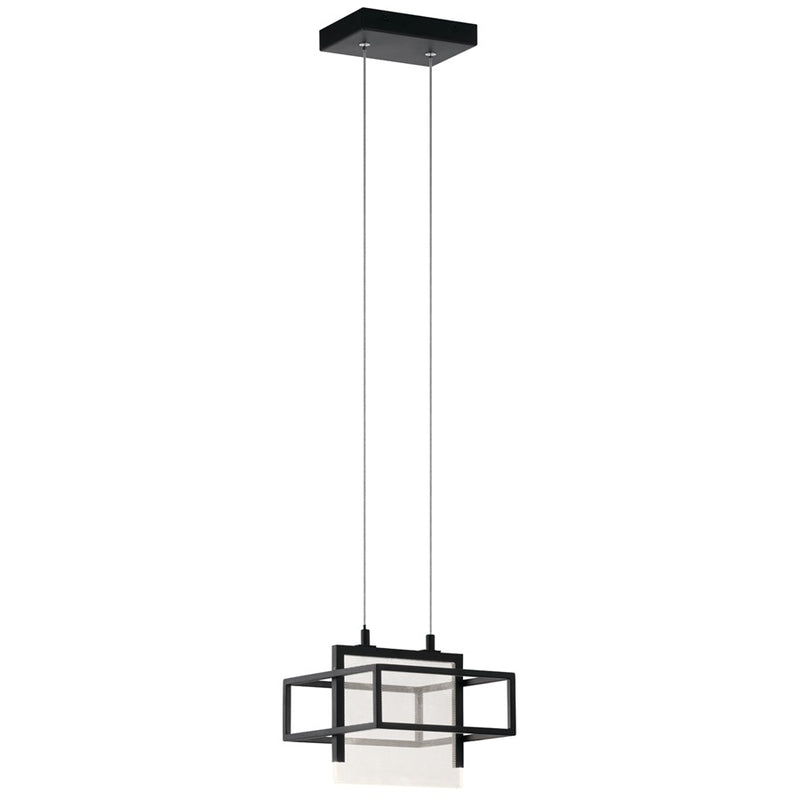 Elan Vega 1 Light Mini Pendant, Matte Black - 84052